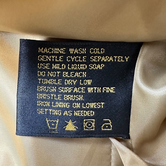 Vintage Fabio Suede Leather Trucker Jacket Cowgirl 90s Brown XL Machine Washable - Picture 7 of 13